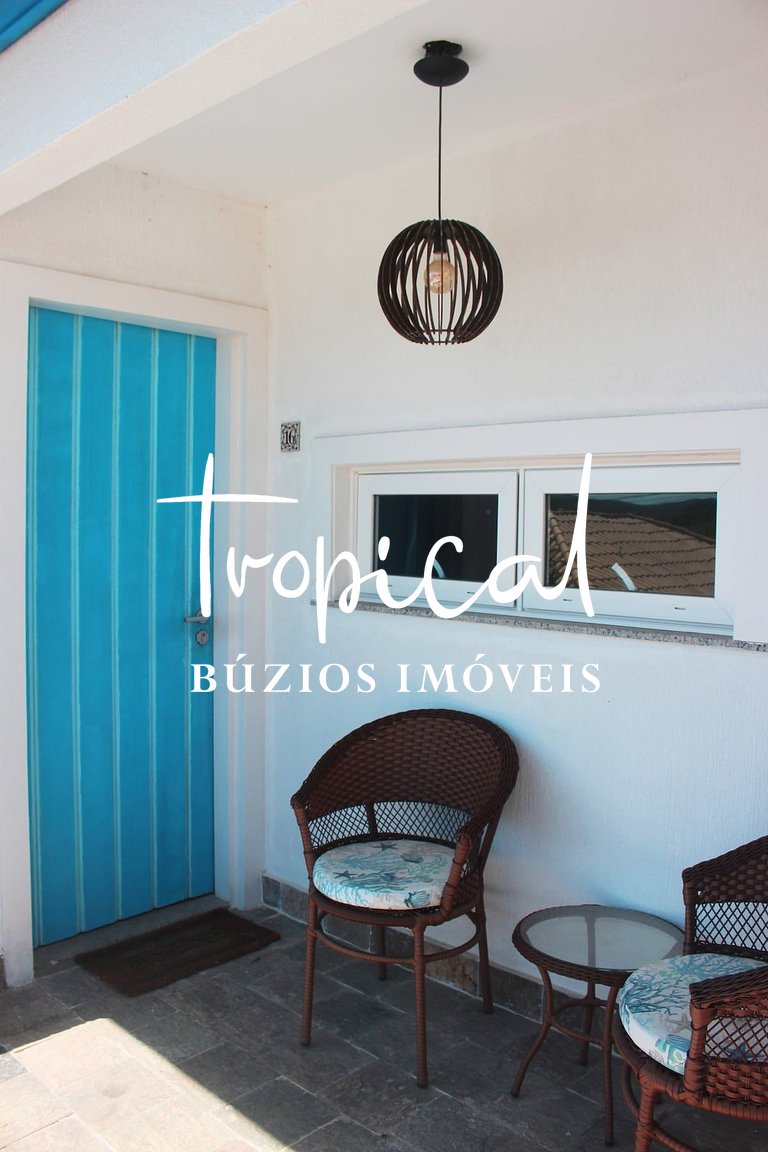 FL16 - Flat em condomínio pé na areia em Búzios