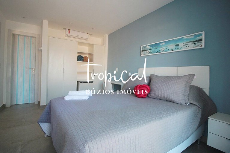 FL16 - Flat em condomínio pé na areia em Búzios