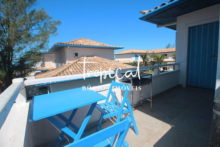 FL16 - Flat em condomínio pé na areia em Búzios