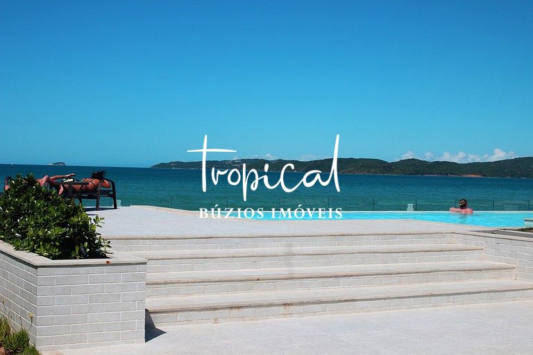 FL16 - Flat em condomínio pé na areia em Búzios