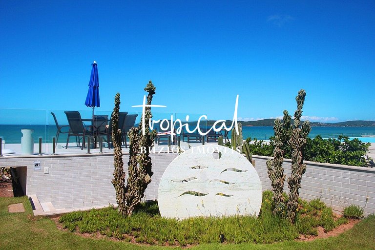 FL16 - Flat em condomínio pé na areia em Búzios