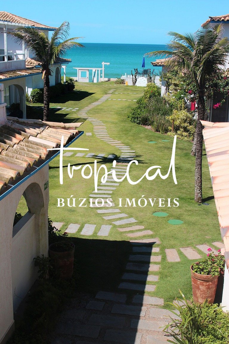 FL16 - Flat em condomínio pé na areia em Búzios