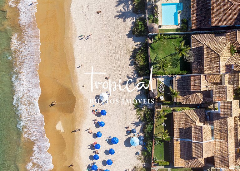 GB50 - Casa exclusiva na beira da Praia de Geribá