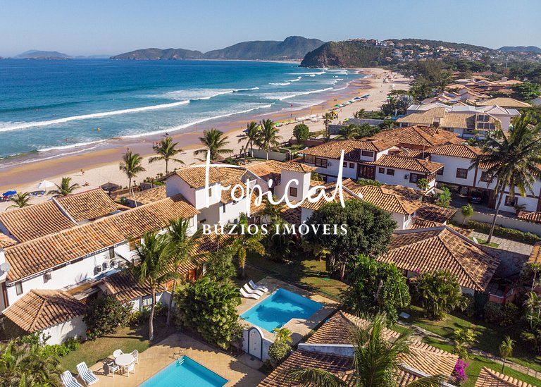 GB50 - Casa exclusiva na beira da Praia de Geribá