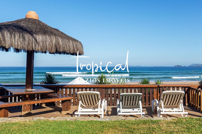 GB50 - Casa exclusiva na beira da Praia de Geribá