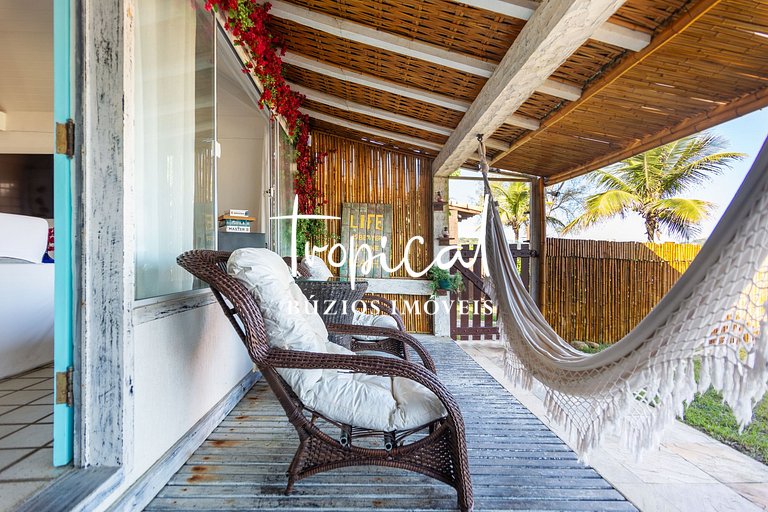 GB50 - Casa exclusiva na beira da Praia de Geribá