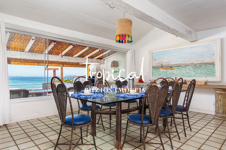 GB50 - Casa exclusiva na beira da Praia de Geribá