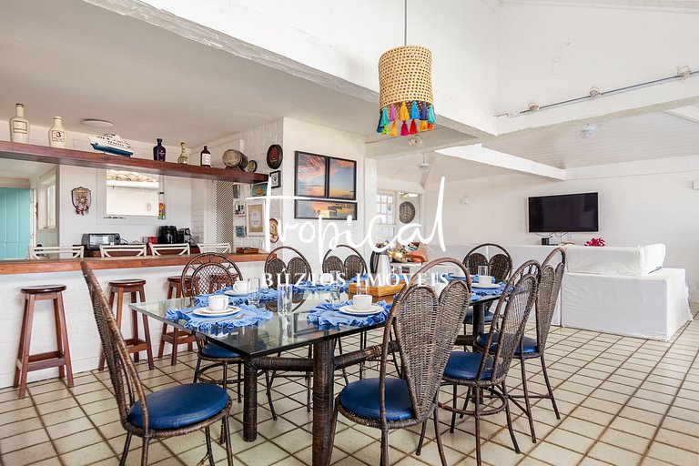 GB50 - Casa exclusiva na beira da Praia de Geribá