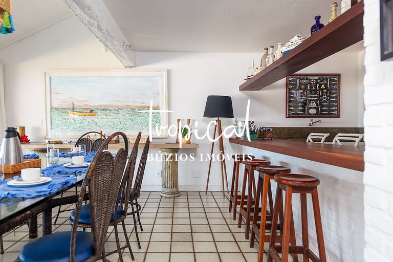 GB50 - Casa exclusiva na beira da Praia de Geribá