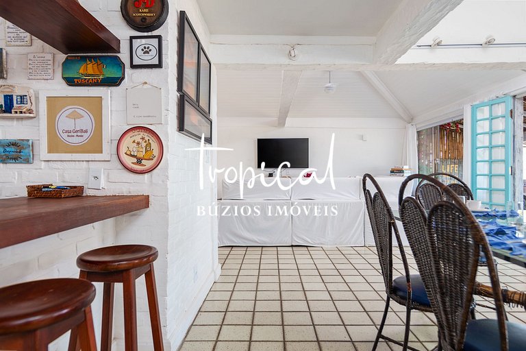 GB50 - Casa exclusiva na beira da Praia de Geribá