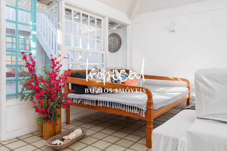 GB50 - Casa exclusiva na beira da Praia de Geribá