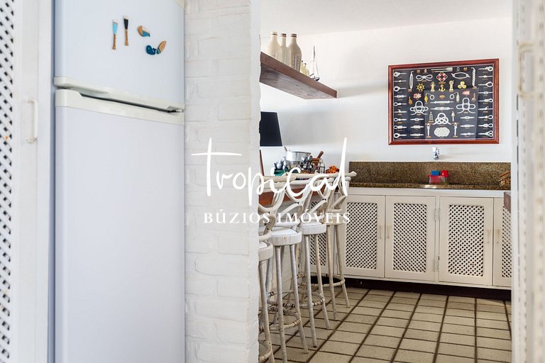 GB50 - Casa exclusiva na beira da Praia de Geribá