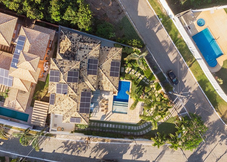 GB77 - Casa moderna com piscina e área gourmet em Geribá