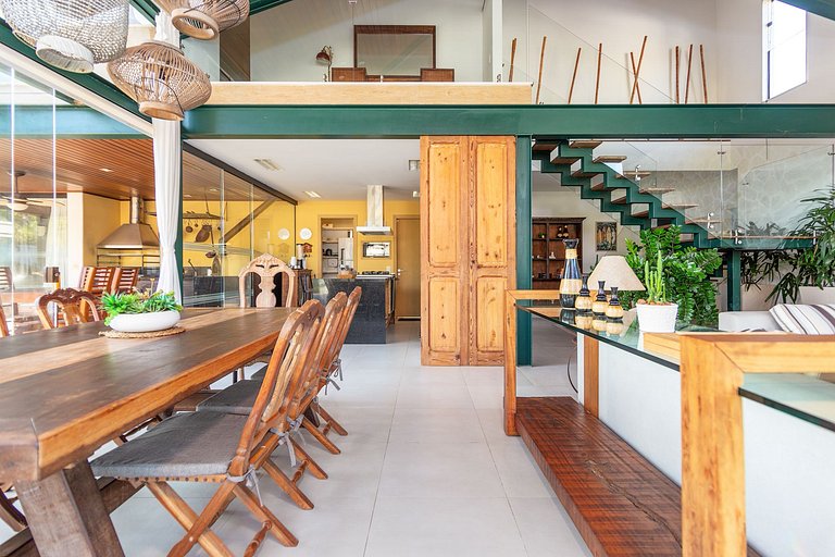 GB77 - Casa moderna com piscina e área gourmet em Geribá