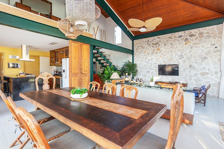 GB77 - Casa moderna com piscina e área gourmet em Geribá