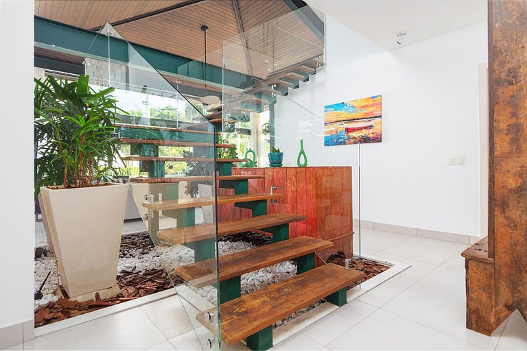 GB77 - Casa moderna com piscina e área gourmet em Geribá