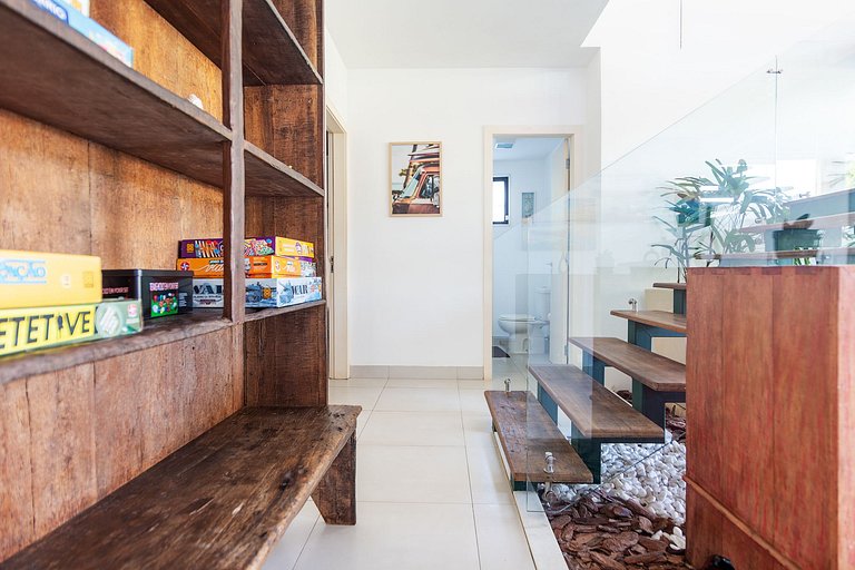 GB77 - Casa moderna com piscina e área gourmet em Geribá