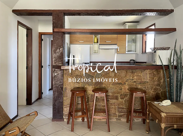 FL17 - Flat em Búzios a 5 minutos da Praia de Geribá