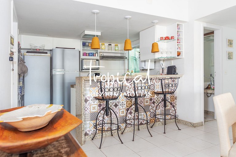 GB01 - Casa em condomínio a 600m da Praia de Geribá