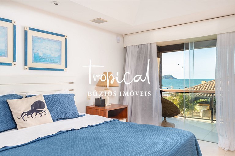 MG86 - Mansão na beira da praia em Búzios