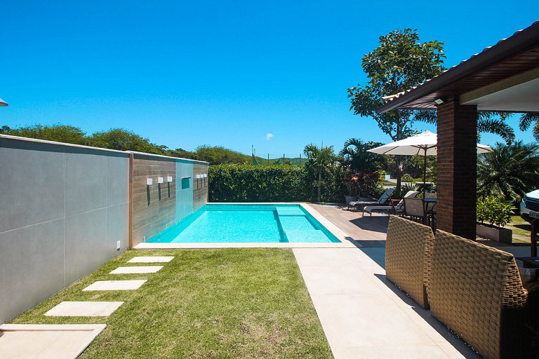 MG59 - Linda Casa a 250 metros da praia de Manguinhos