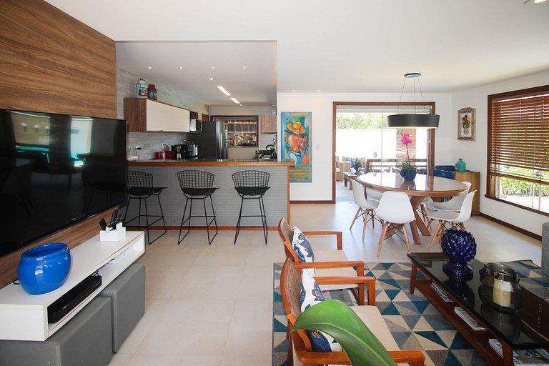 MG59 - Linda Casa a 250 metros da praia de Manguinhos
