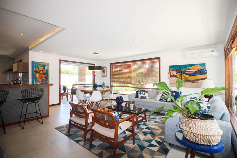 MG59 - Linda Casa a 250 metros da praia de Manguinhos