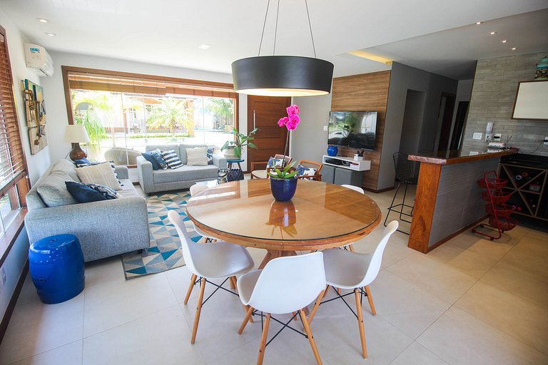 MG59 - Linda Casa a 250 metros da praia de Manguinhos