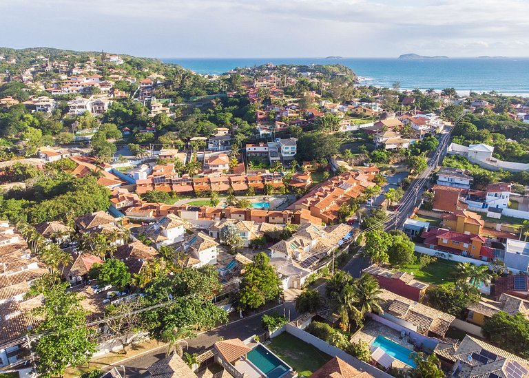 GB74 - Conforto e Bom Gosto Próximo Geribá em Condomínio c P