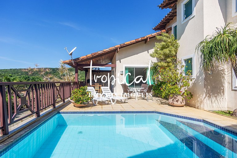 Casa à venda em condomínio a 600 metros da praia de Geribá