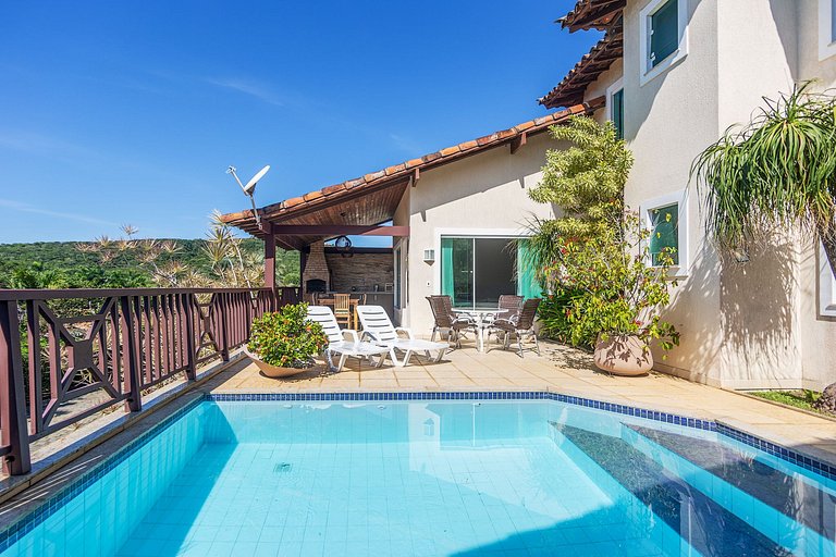 GB10 - Linda casa Geribá a 600 m praia