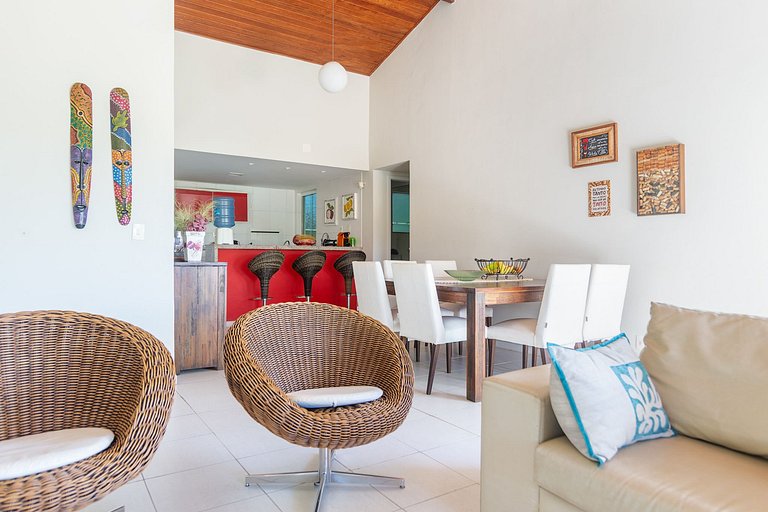GB10 - Linda casa Geribá a 600 m praia