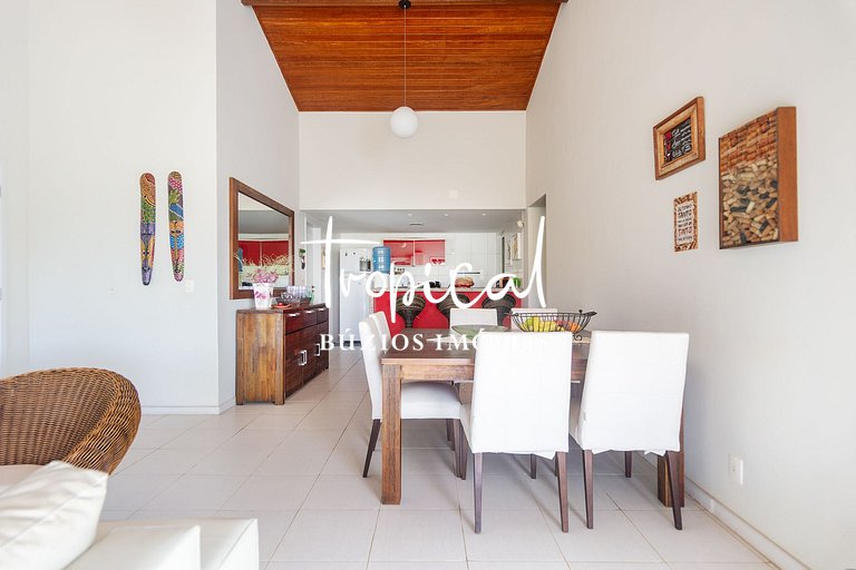 GB10 - Casa familiar em condomínio para temporada em Geribá