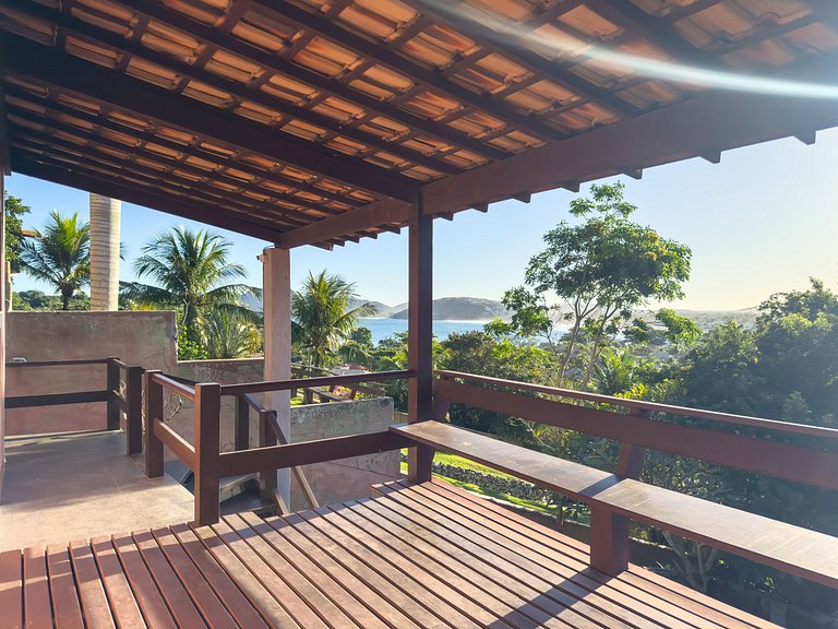 GB27 - Casa 2 min Geriba, vista, 4 quartos e conforto