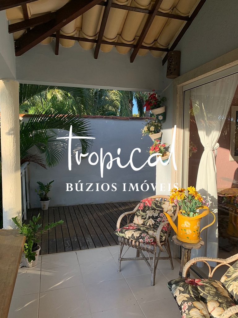 GB81 - Linda casa a 450 metros da praia de Geribá