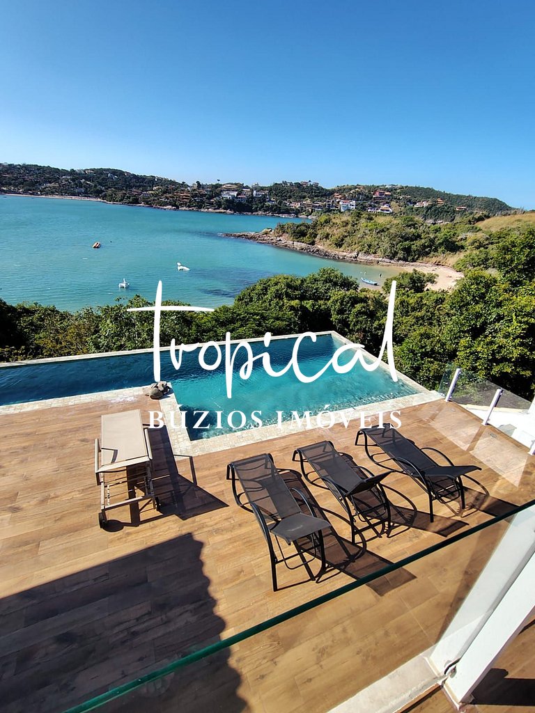 FA19 - Casa na Ferradura com Piscina e Vista Incrível