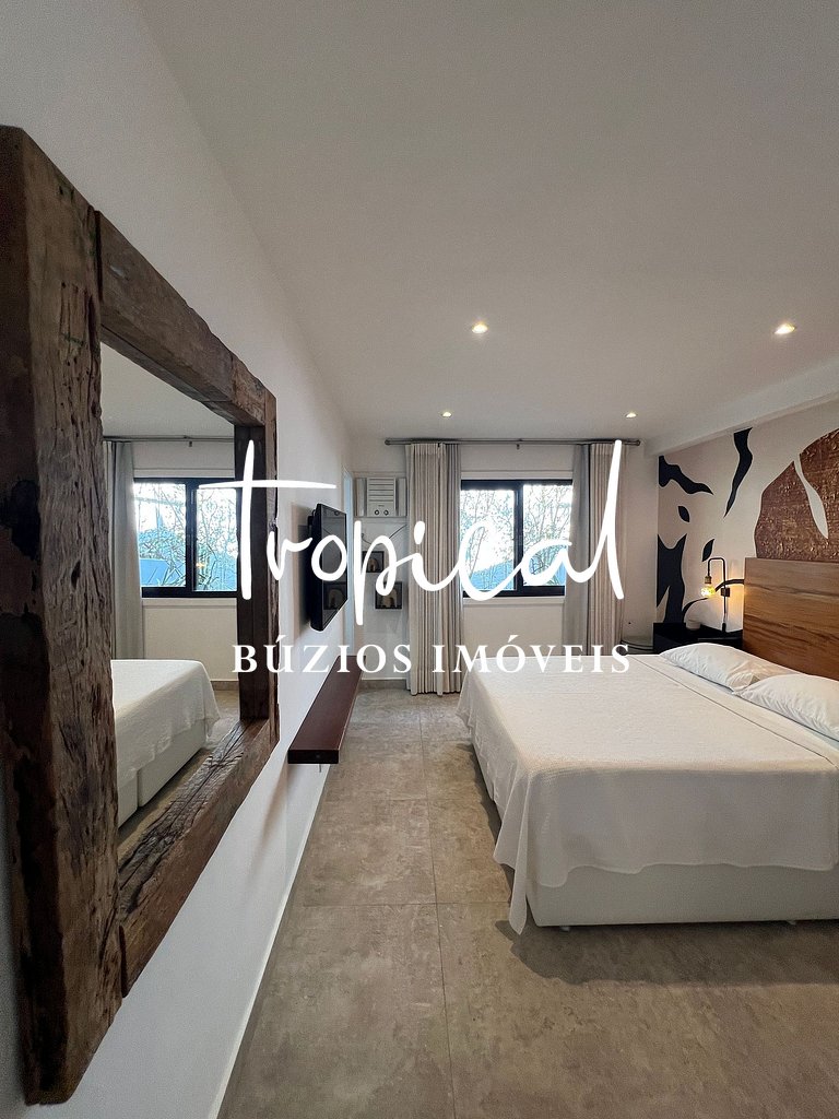 AB88 - Casa com alto lazer e vista para o mar de Búzios