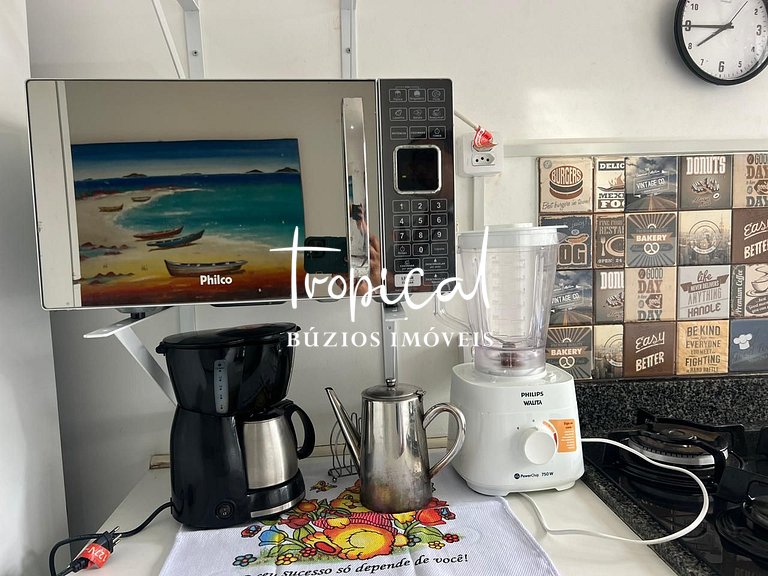 CT22 - Flat aconchegante no coração de Búzios