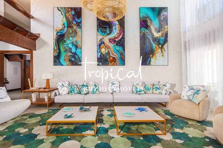 FA18 - Mansão luxuosa pé na areia na Ferradura