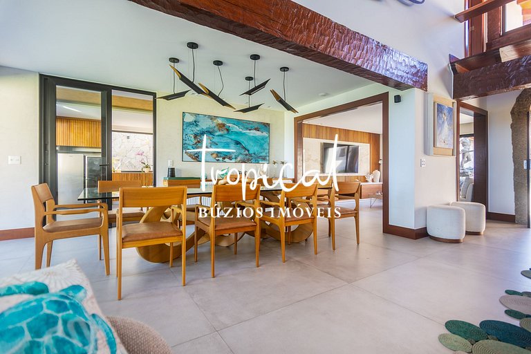 FA18 - Mansão luxuosa pé na areia na Ferradura