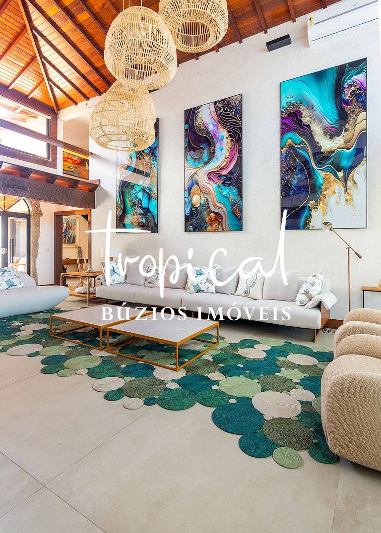 FA18 - Mansão luxuosa pé na areia na Ferradura