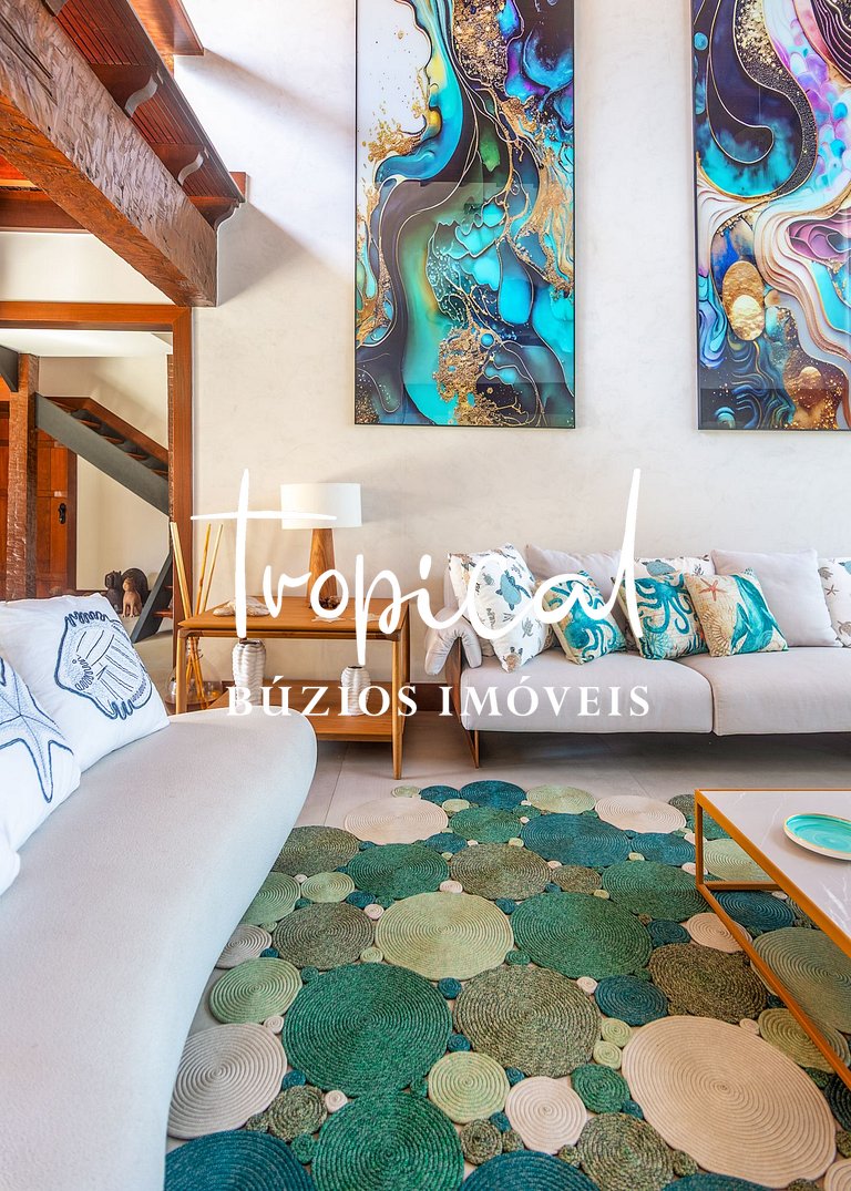 FA18 - Mansão luxuosa pé na areia na Ferradura