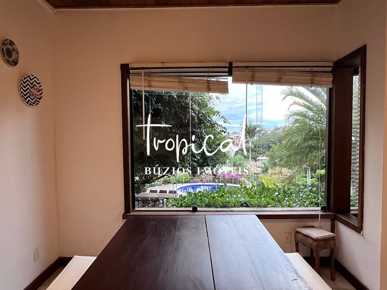 A casa à venda com vista para praia de Geribá