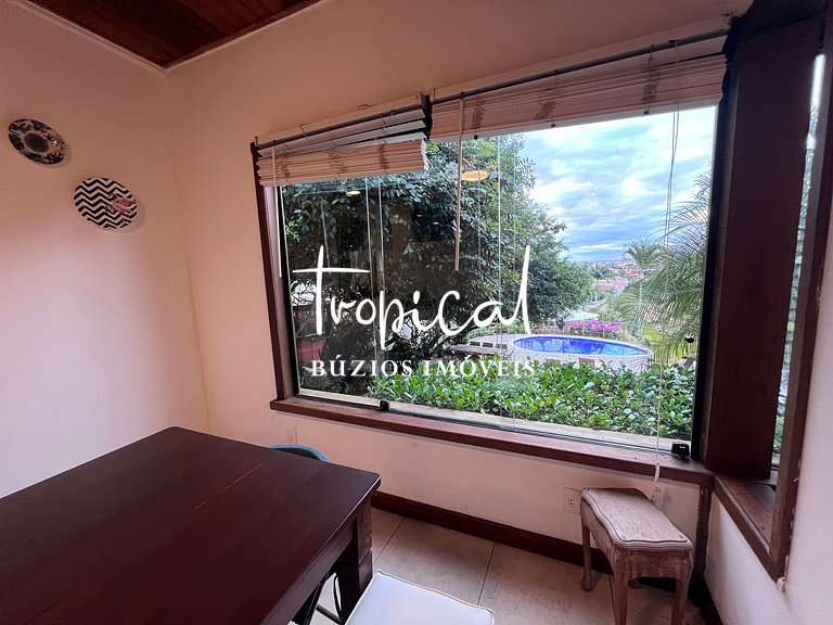 A casa à venda com vista para praia de Geribá