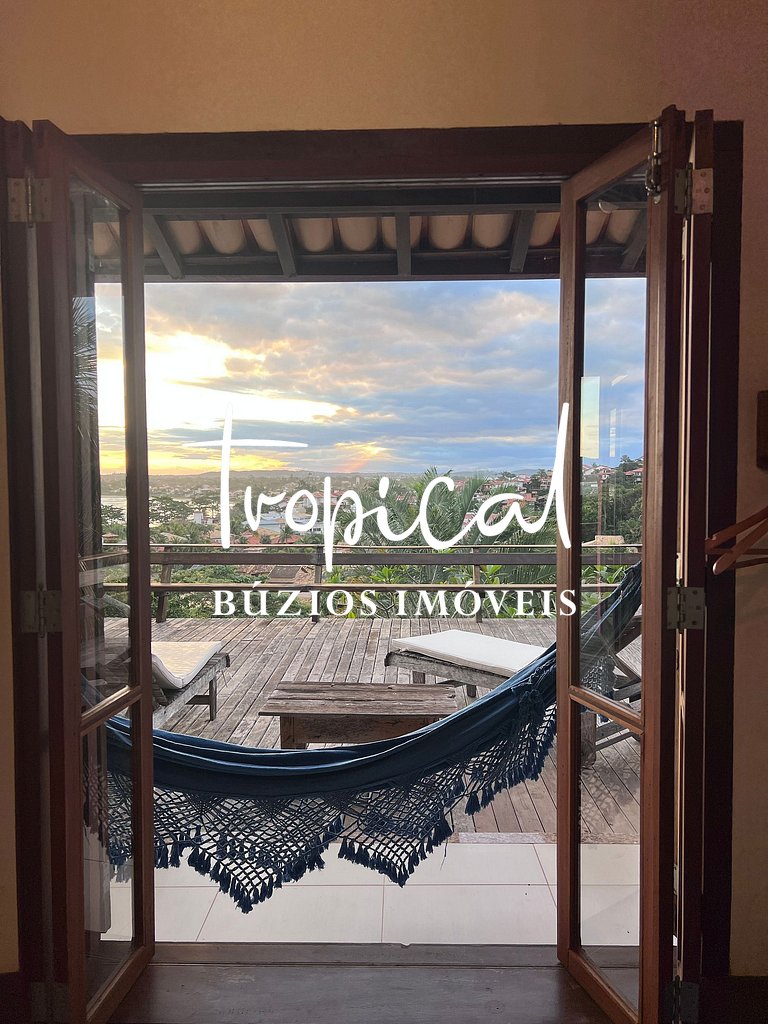 A casa à venda com vista para praia de Geribá