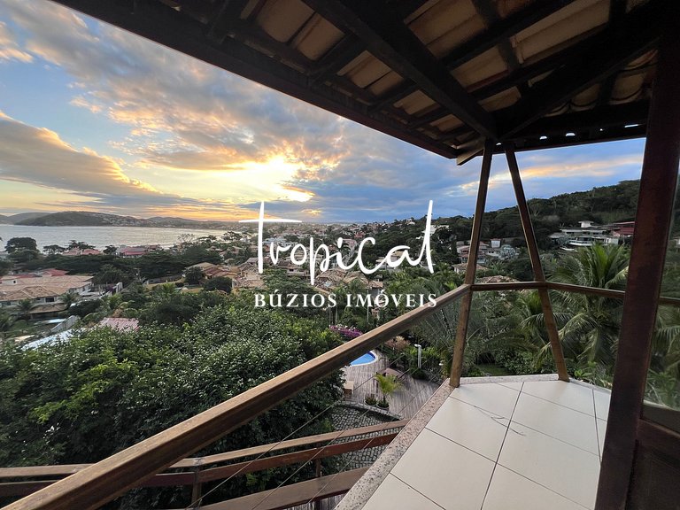 A casa à venda com vista para praia de Geribá