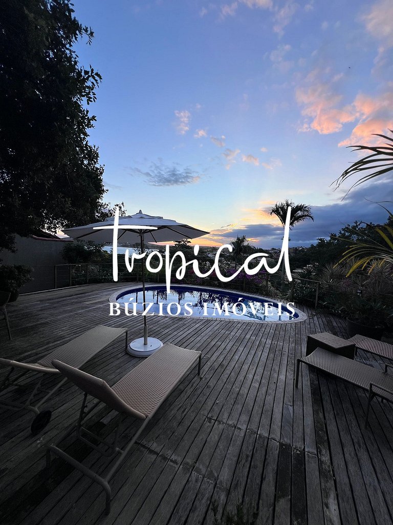 A casa à venda com vista para praia de Geribá