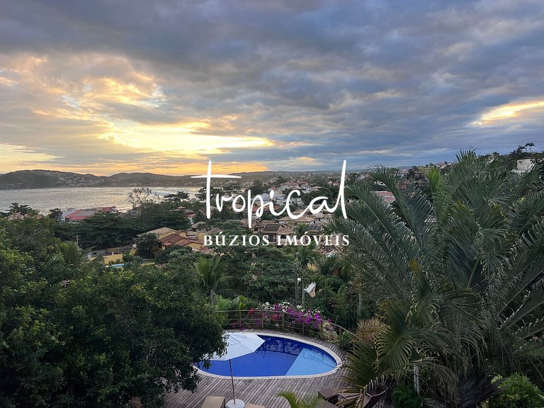 A casa à venda com vista para praia de Geribá