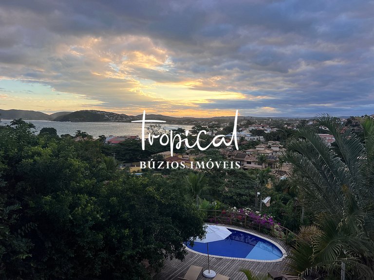 A casa à venda com vista para praia de Geribá