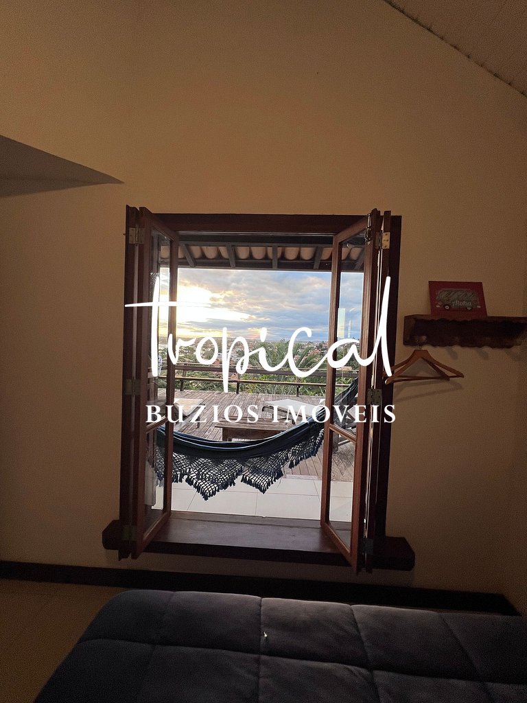 A casa à venda com vista para praia de Geribá
